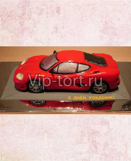 Торт "Красный Ferrari"