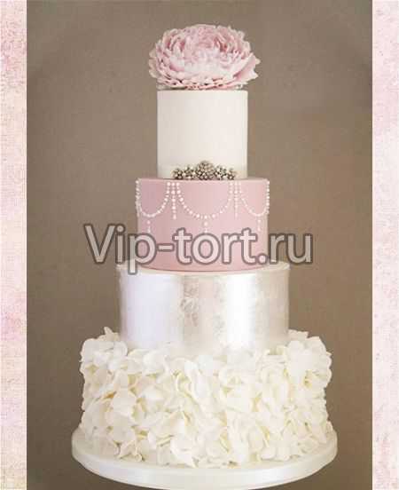 Свадебный торт "Камелия"