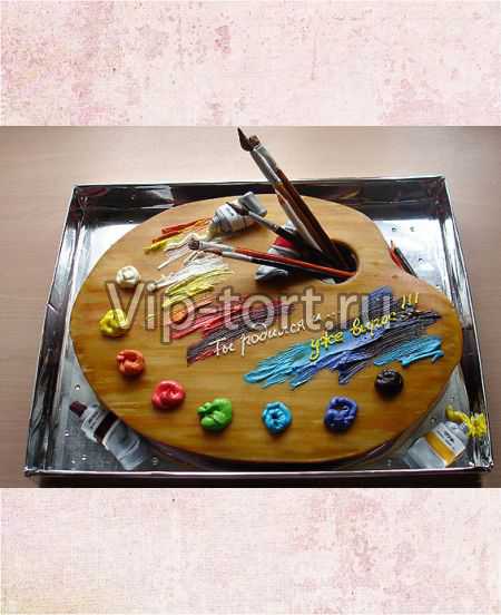 Праздничный торт "Палитра"