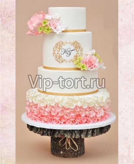 Свадебный торт "Очарованная любовь"