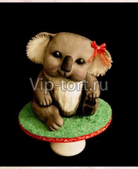 Праздничный торт "Милая коала"
