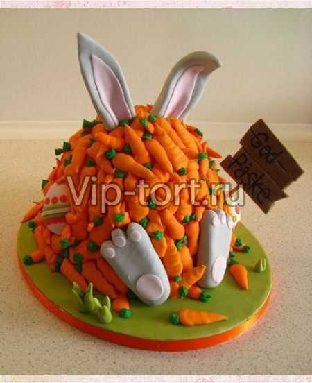 Праздничный торт "Морковное изобилие"