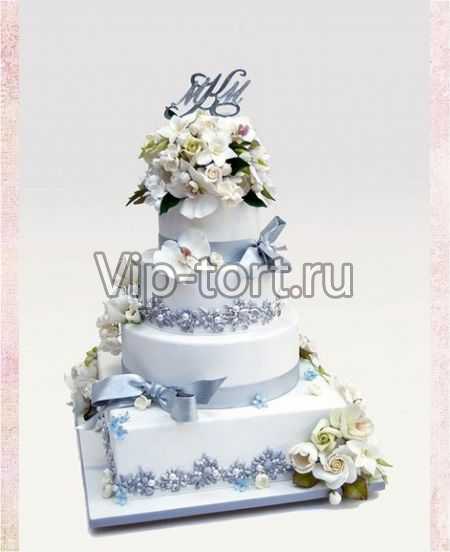 Свадебный торт "Букет для невесты"