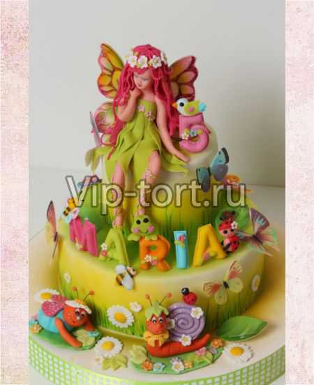 Детский торт "Весенняя фея"