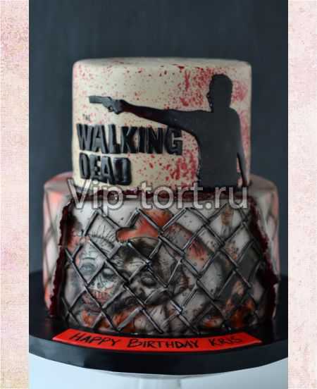 Торт "Выстрел. Walking Dead"