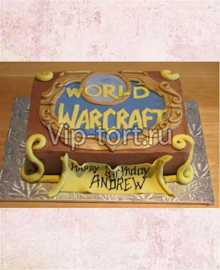 Торт "Любимая игра. World of Warcraft"