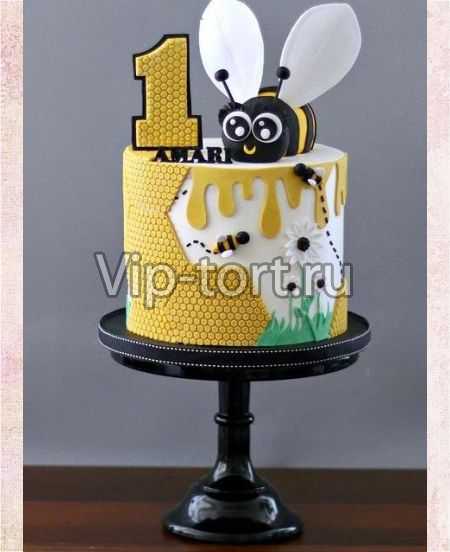 Детский торт "Пчелиный годик"