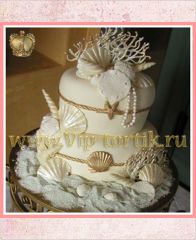 Праздничный торт "Морской"