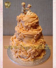 Свадебный торт "Счастливый"