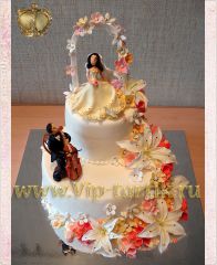 Свадебный торт "Серенада"