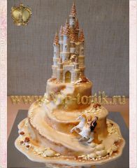 Свадебный торт "Дворец молодоженов"