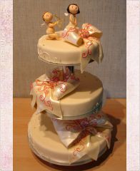 Свадебный торт "Ангелочки"
