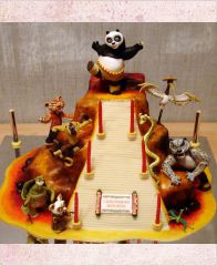 Детский торт "Панда кунг-фу"
