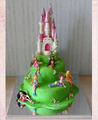 Детский торт "Winx Замок"