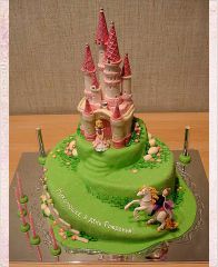 Детский торт "Замок принцессы"