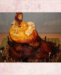 Детский торт "Король Лев"
