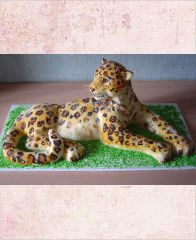 Детский торт "Леопард"