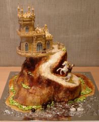 Свадебный торт "Ласточкино гнездо"