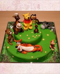 Детский торт "Винни Пух и его друзья"