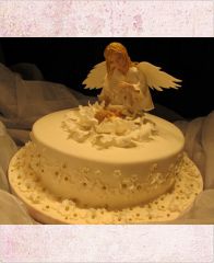 Торт на Крещение "Ангел" 