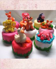 Детские пирожные "Веселые зверята"