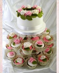 Свадебные пирожные "Розочки"