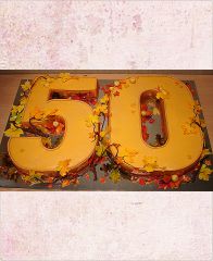 Торт на юбилей "50"