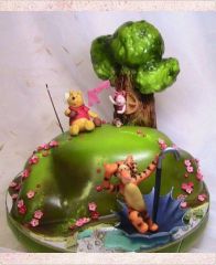 Детский торт "Отдых Винни-Пуха"