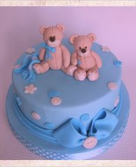 Детский торт "Плюшевые мишки"