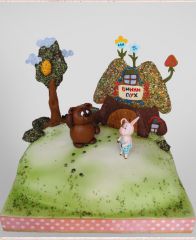 Детский торт "Раздумья Винни -Пуха"