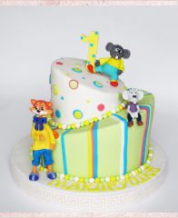 Детский торт "Леопольд и его друзья"