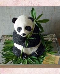Детский торт "Бамбуковый медведь"