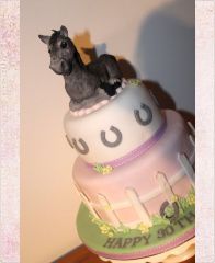 Праздничный торт "Темная лошадка"