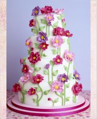 Торт "Цветочный холм"