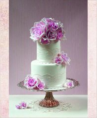 Свадебный торт "Ледяные розы"