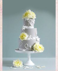 Свадебный торт "Долина роз"