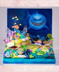 Детский торт "Немо в море"
