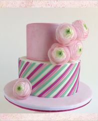 Торт "Розовые бутоны"
