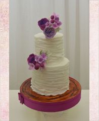 Свадебный торт "Эксклюзивные цветы"