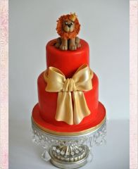 Детский торт "Львенок с короной"