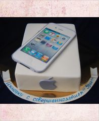 Торт "Белый айфон 5"