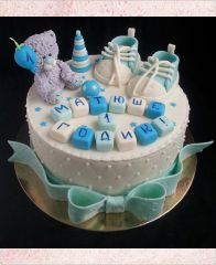 Детский торт "Мите 1 годик"