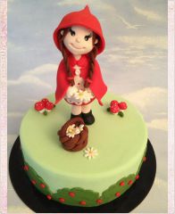 Детский торт "Милая Красная шапочка"