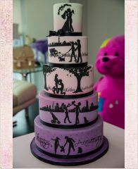 Свадебный торт "Счастливая жизнь"