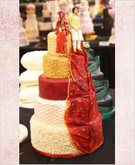 Свадебный торт "Свадебное сари"