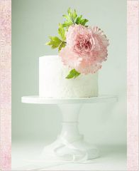 Свадебный торт "Цветущий пион"