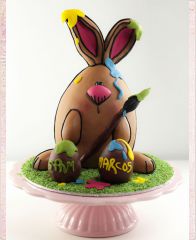 Праздничный торт "Мультяшный заяц"