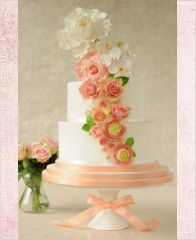 Свадебный торт "Тропинка роз"