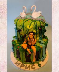 Детский торт "Тарзан в лианах"