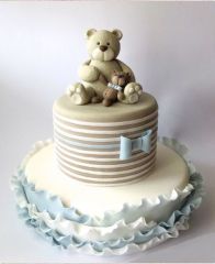 Детский торт "Папа и сын медведи"